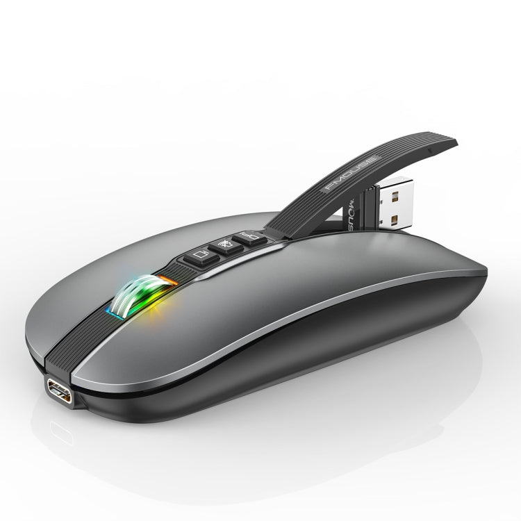 HXSJ M113 2400 DPI doppia modalità 2,4 GHz + mouse wireless Bluetooth 5.1 HXSJ M113 2400 DPI doppia modalità 2,4 GHz + mouse wireless Bluetooth 5.1